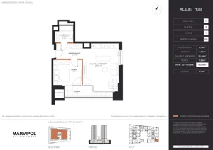 2 pokoje, apartament 49,69 m², piętro 1, oferta nr B/M218, Aleje 138, Warszawa, Ochota, Stara Ochota, ul. Aleje Jerozolimskie 138