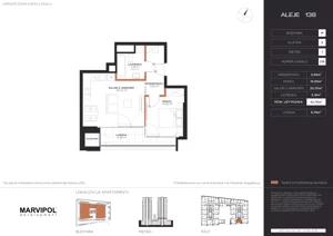 2 pokoje, apartament 42,76 m², piętro 1, oferta nr B/M219, Aleje 138, Warszawa, Ochota, Stara Ochota, ul. Aleje Jerozolimskie 138