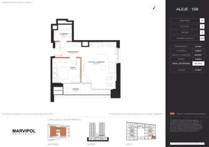 2 pokoje, apartament 49,70 m², piętro 2, oferta nr B/M225, Aleje 138, Warszawa, Ochota, Stara Ochota, ul. Aleje Jerozolimskie 138