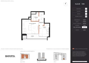 2 pokoje, apartament 42,77 m², piętro 3, oferta nr B/M234, Aleje 138, Warszawa, Ochota, Stara Ochota, ul. Aleje Jerozolimskie 138