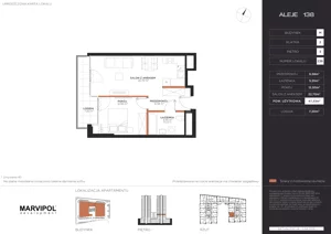 2 pokoje, apartament 47,33 m², piętro 3, oferta nr B/M236, Aleje 138, Warszawa, Ochota, Stara Ochota, ul. Aleje Jerozolimskie 138