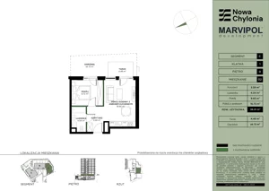 2 pokoje, apartament 36,01 m², parter, oferta nr C/C-0-02, Nowa Chylonia, Gdynia, Chylonia, Chylonia, ul. Pucka 4
