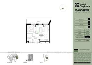 2 pokoje, apartament 36,52 m², piętro 1, oferta nr C/C-1-03, Nowa Chylonia, Gdynia, Chylonia, Chylonia, ul. Pucka 4