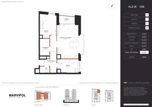 3 pokoje, apartament 72,31 m², piętro 7, oferta nr A/M062, Aleje 138, Warszawa, Ochota, Stara Ochota, ul. Aleje Jerozolimskie 138