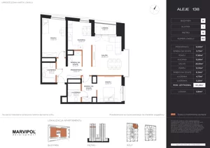 3 pokoje, apartament 101,29 m², piętro 16, oferta nr A/M165, Aleje 138, Warszawa, Ochota, Stara Ochota, ul. Aleje Jerozolimskie 138