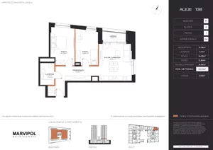 3 pokoje, apartament 65,53 m², piętro 1, oferta nr B/M214, Aleje 138, Warszawa, Ochota, Stara Ochota, ul. Aleje Jerozolimskie 138