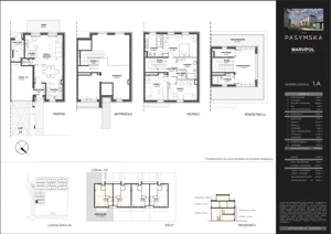 Dom 156,80 m², oferta nr 1A, Wille Pasymska, Warszawa, Bielany, Młociny, ul. Pasymska