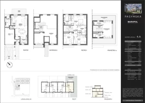 Dom 156,80 m², oferta nr 4A, Wille Pasymska, Warszawa, Bielany, Młociny, ul. Pasymska