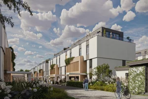 Wille Pasymska, nowe domy, Marvipol Development, ul. Pasymska, Bielany (Młociny), Warszawa