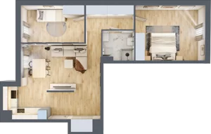 3 pokoje, apartament 65,18 m², piętro 4, oferta nr 40, Stalowa 65 - przy stacji metra, Warszawa, Praga Północ, Nowa Praga, ul. Stalowa 65
