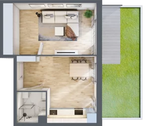 1 pokój, apartament inwestycyjny 38,82 m², parter, oferta nr 3, Stalowa 65 - przy stacji metra, Warszawa, Praga Północ, Nowa Praga, ul. Stalowa 65