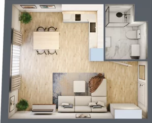 1 pokój, apartament inwestycyjny 31,97 m², piętro 2, oferta nr 69, Stalowa 65 - przy stacji metra, Warszawa, Praga Północ, Nowa Praga, ul. Stalowa 65
