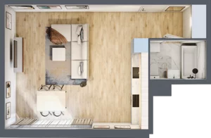 1 pokój, apartament inwestycyjny 37,63 m², piętro 1, oferta nr 8, Stalowa 65 - przy stacji metra, Warszawa, Praga Północ, Nowa Praga, ul. Stalowa 65