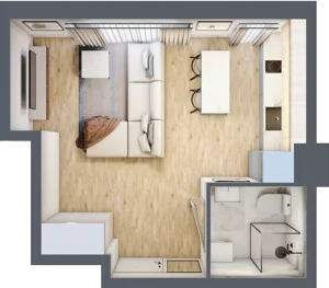 1 pokój, apartament 25,16 m², piętro 3, oferta nr 72, Stalowa 65 - przy stacji metra, Warszawa, Praga Północ, Nowa Praga, ul. Stalowa 65