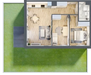3 pokoje, mieszkanie 54,64 m², piętro 2, oferta nr F_24, 3 Ogrody, Zamienie, ul. Anyżkowa