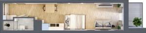 1 pokój, apartament 25,65 m², piętro 2, oferta nr 3.M.11, Żegiestowska, Wrocław, Gaj, Krzyki, ul. Żegiestowska 3