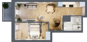 2 pokoje, apartament 37,19 m², piętro 6, oferta nr 7.M.23, Żegiestowska, Wrocław, Gaj, Krzyki, ul. Żegiestowska 3