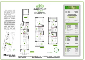 Dom 144,40 m², oferta nr  23-2, Parkowe Kliny, Kraków, Dębniki, Kobierzyn, ul. Spacerowa