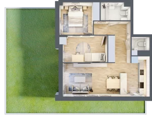 3 pokoje, mieszkanie 58,72 m², parter, oferta nr M21, Legnicka Ursus, Warszawa, Ursus, Skorosze, ul. Legnicka
