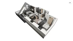 3 pokoje, apartament 59,60 m², piętro 3, oferta nr DANT_DANT_C2.4.2, Ukryte, Gdańsk, Aniołki, ul. Dantyszka