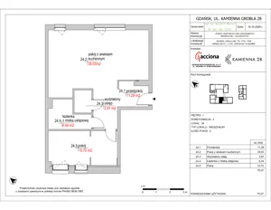 2 pokoje, mieszkanie 75,07 m², piętro 1, oferta nr 28.24, Kamienna 28, Gdańsk, Śródmieście, Dolne Miasto, ul. Kamienna Grobla 28
