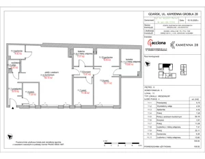 4 pokoje, mieszkanie 136,52 m², piętro 2, oferta nr 28.11, Kamienna 28, Gdańsk, Śródmieście, Dolne Miasto, ul. Kamienna Grobla 28