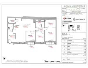 4 pokoje, mieszkanie 112,85 m², piętro 3, oferta nr 28.16, Kamienna 28, Gdańsk, Śródmieście, Dolne Miasto, ul. Kamienna Grobla 28