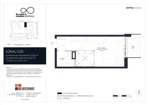 1 pokój, apartament inwestycyjny 25,05 m², parter, oferta nr 0.00, Śląska Osiem, Gdańsk, Przymorze, ul. Śląska 8