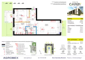 2 pokoje, mieszkanie 50,49 m², parter, oferta nr 102, Nove Garby - Etap 2, Garby, ul. Tulecka
