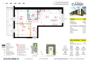 3 pokoje, mieszkanie 56,02 m², piętro 1, oferta nr 126, Nove Garby - Etap 2, Garby, ul. Tulecka