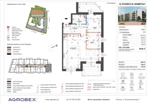 3 pokoje, mieszkanie 69,66 m², piętro 2, oferta nr A37, ulica Staszica etap A, Szamotuły, ul. Sportowa