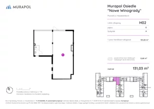 Lokal użytkowy 131,03 m², oferta nr H02, Nowe Winogrady - lokale użytkowe, Poznań, Winogrady, Nowe Winogrady, ul. Hawelańska 6