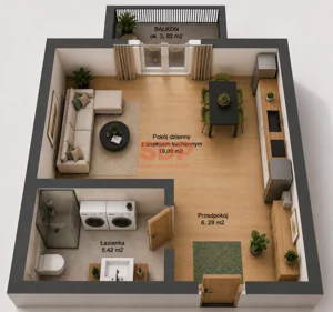 Mieszkanie jednopokojowe 30,80 m², Wrocław, Stare Miasto, Sprzedaż