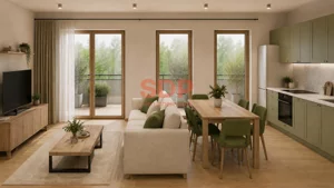 Mieszkanie trzypokojowe 55,16 m², Święta Katarzyna, Żernicka, Sprzedaż