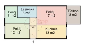 Mieszkanie trzypokojowe 68,00 m², Wrocław, Krzyki-Partynice, Krzyki, Buforowa, Wynajem