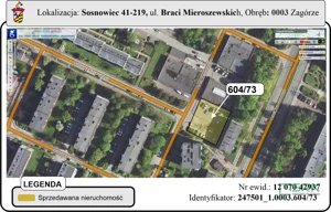 Działka 940,00 m², Sosnowiec, Zagórze, Braci Mieroszewskich, Sprzedaż