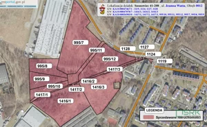 Działka 116 142,00 m², Sosnowiec, Niwka, Jamesa Watta, Sprzedaż
