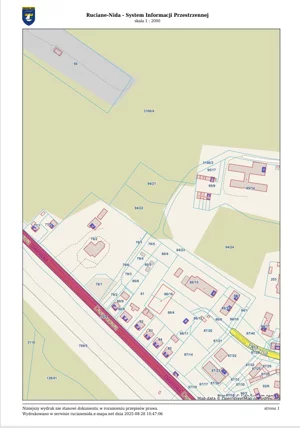 Działka 2 415,00 m², Ruciane-Nida, Sprzedaż