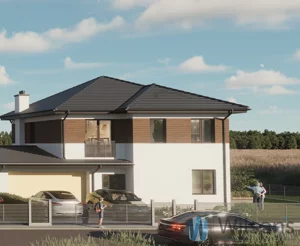 Dom segment skrajny 170,00 m², Falenty Nowe, Panoramy, Sprzedaż