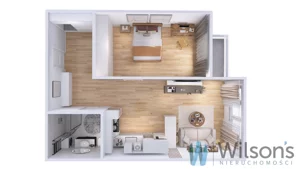 Mieszkanie dwupokojowe 50,90 m², Nadarzyn, Sprzedaż