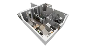 2 pokoje, mieszkanie 38,40 m², parter, oferta nr A.10, Osiedle Salvia, Warszawa, Białołęka, Kobiałka, ul. Mańkowska
