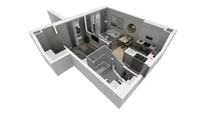2 pokoje, mieszkanie 38,09 m², parter, oferta nr C.41, Osiedle Salvia, Warszawa, Białołęka, Kobiałka, ul. Mańkowska