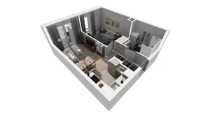 2 pokoje, mieszkanie 36,34 m², piętro 1, oferta nr C.59, Osiedle Salvia, Warszawa, Białołęka, Kobiałka, ul. Mańkowska