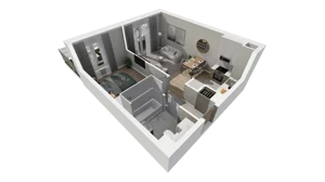 2 pokoje, mieszkanie 38,99 m², parter, oferta nr A.47, Osiedle Salvia, Warszawa, Białołęka, Kobiałka, ul. Mańkowska
