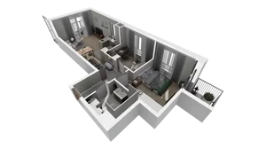 3 pokoje, mieszkanie 53,95 m², piętro 1, oferta nr A.20, Osiedle Salvia, Warszawa, Białołęka, Kobiałka, ul. Mańkowska