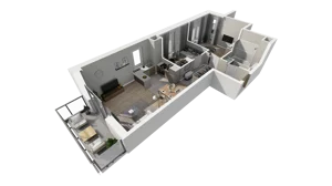 3 pokoje, mieszkanie 53,95 m², piętro 1, oferta nr A.20, Osiedle Salvia, Warszawa, Białołęka, Kobiałka, ul. Mańkowska