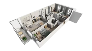4 pokoje, mieszkanie 73,81 m², piętro 1, oferta nr C.50, Osiedle Salvia, Warszawa, Białołęka, Kobiałka, ul. Mańkowska