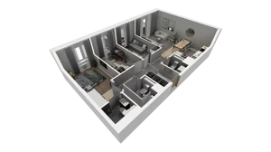 4 pokoje, mieszkanie 71,05 m², piętro 1, oferta nr C.54, Osiedle Salvia, Warszawa, Białołęka, Kobiałka, ul. Mańkowska