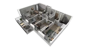 4 pokoje, mieszkanie 75,13 m², piętro 2, oferta nr C.66, Osiedle Salvia, Warszawa, Białołęka, Kobiałka, ul. Mańkowska