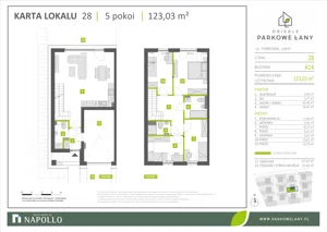 Dom 123,03 m², oferta nr A.14.28, Parkowe Łany, Łany, ul. Parkowa